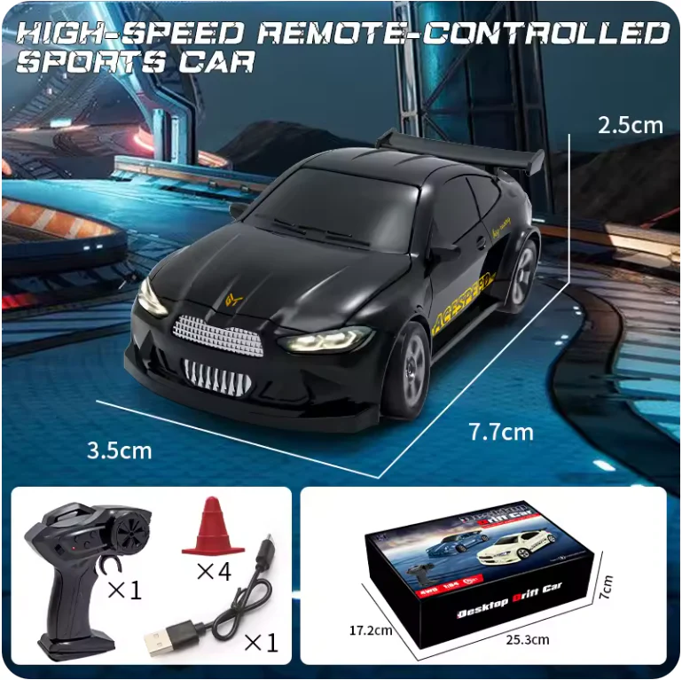 1:64 Scale 4WD High-Speed RC Drift Car - Image 7