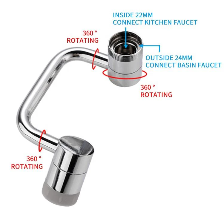 1080° Swivel Faucet Extender – Splashproof with Dual Mode - Image 5