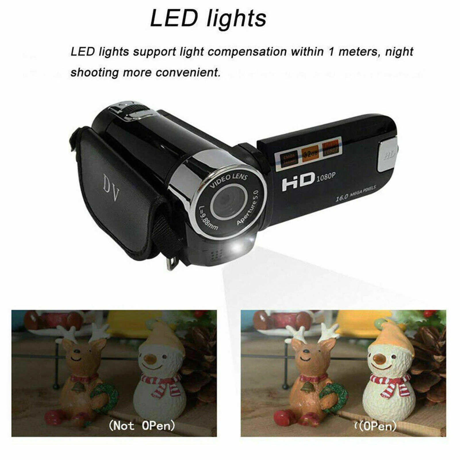 1080p Full HD Digital Camcorder with Rotating Screen - Image 8