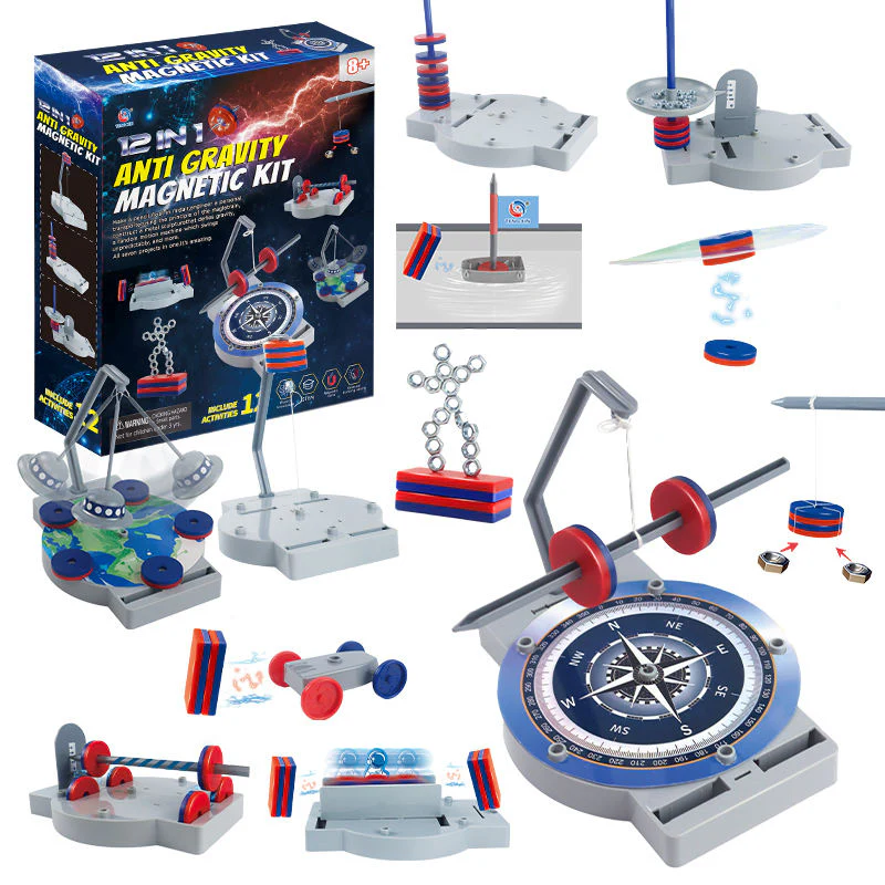 12-in-1 Anti-Gravity Magnetic Science Experiment Kit