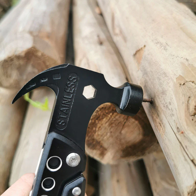 15-in-1 Multi-Tool Hammer & Pliers β Folding Stainless Steel Survival Gear for Camping, Hiking & EDC - Image 2