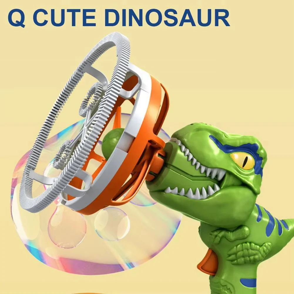 2 in 1 Electric Bubble Gun Toy Kids Fun Dinosaur - Image 7