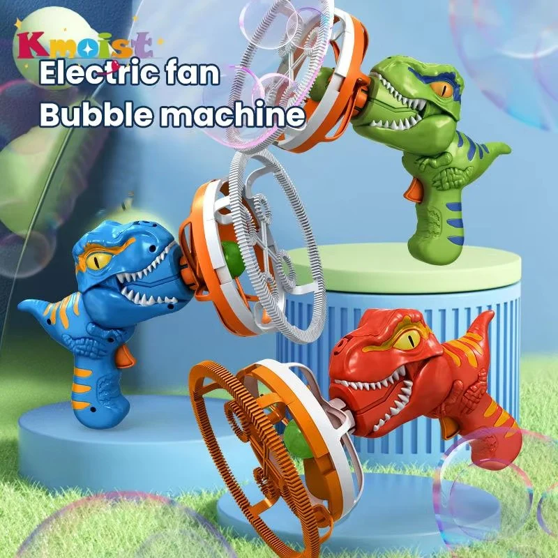 2 in 1 Electric Bubble Gun Toy Kids Fun Dinosaur - Image 8