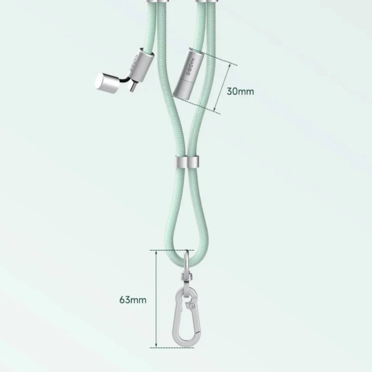 2-in-1 Phone Lanyard Charging Cable (USB-C) - Image 6