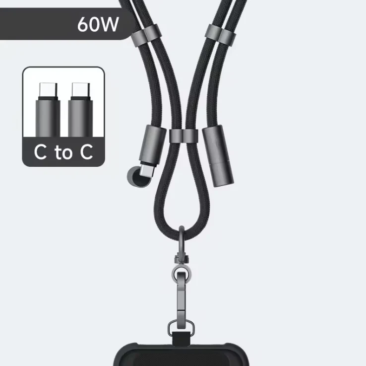 2-in-1 Phone Lanyard Charging Cable (USB-C) - Image 7