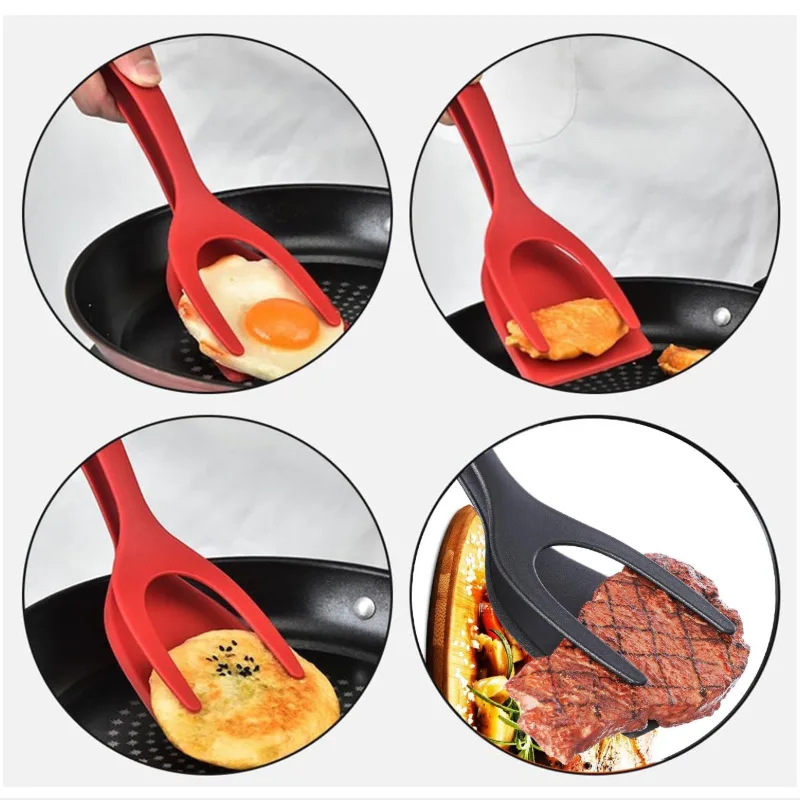 2-in-1 Spatula Tongs for Cooking - Image 11