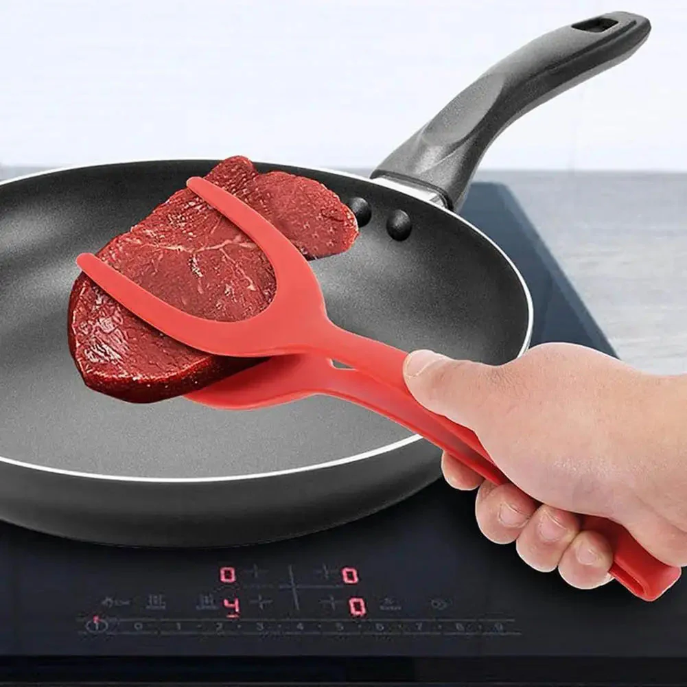 2-in-1 Spatula Tongs for Cooking - Image 7