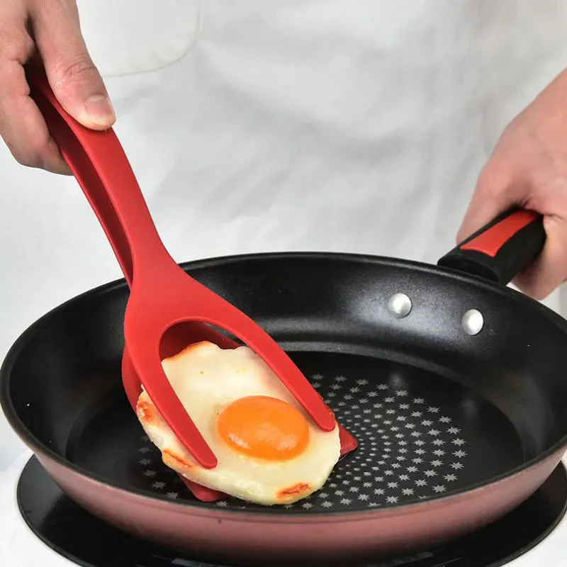 2-in-1 Spatula Tongs for Cooking - Image 8