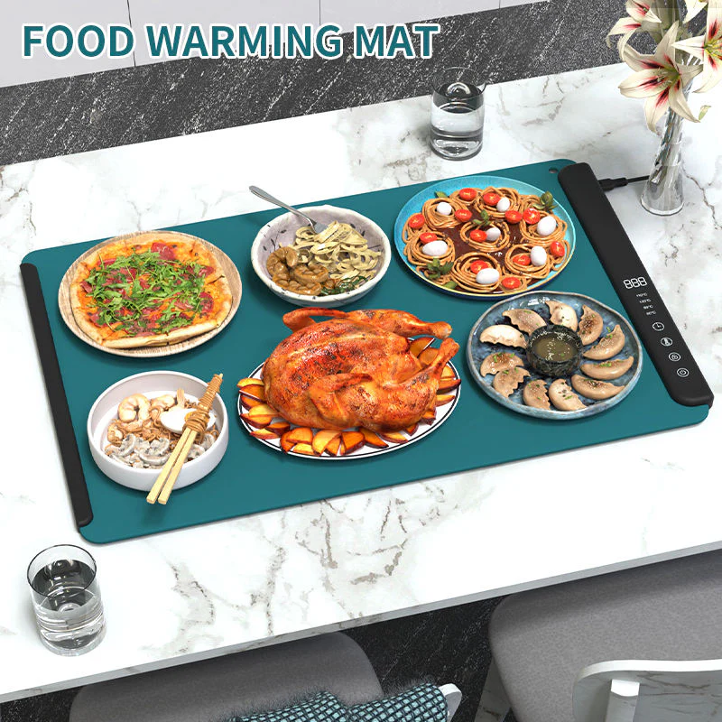 2025 Foldable Electric Food Warming Mat – Fast-Heating Silicone Warming Tray – Smart Temperature Control & Auto Shut-Off - Image 3