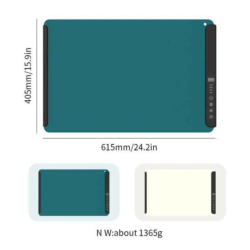 2025 Foldable Electric Food Warming Mat – Fast-Heating Silicone Warming Tray – Smart Temperature Control & Auto Shut-Off - Image 6