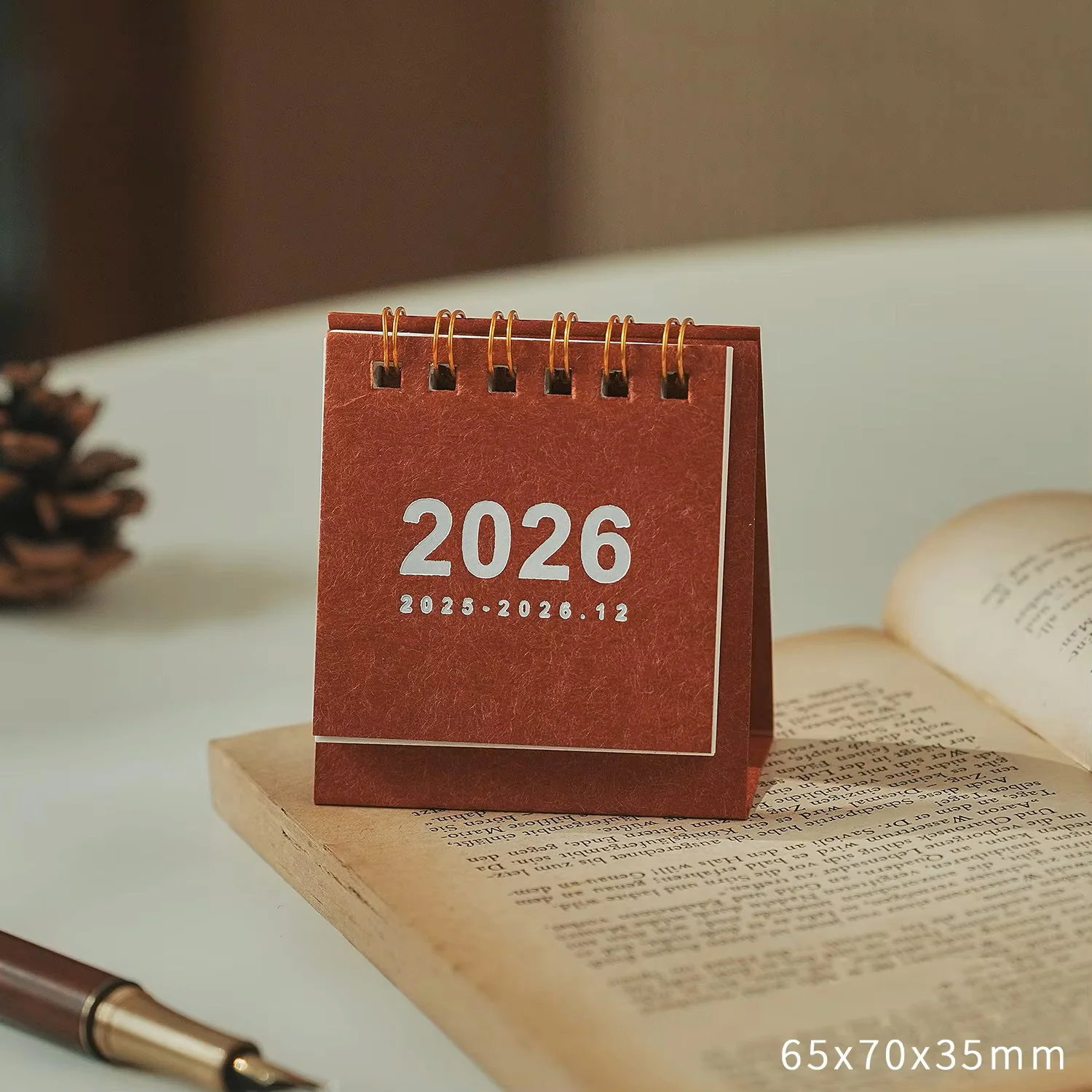 2026 Mini Simple Desk Calendar – Compact Standing Desktop Calendar - Image 8