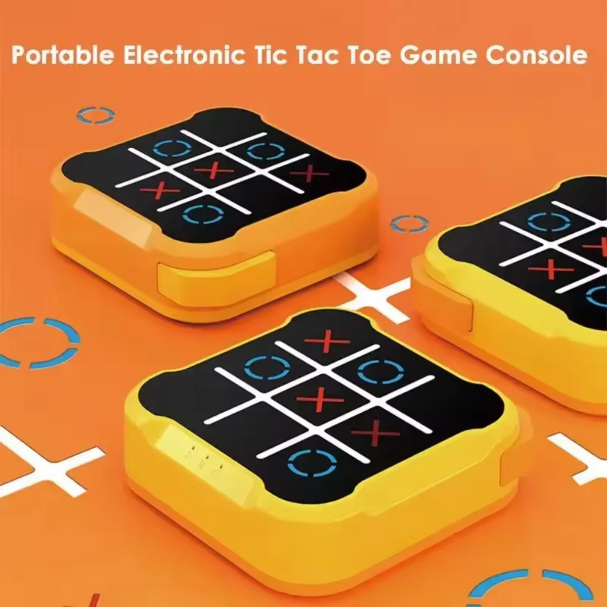 3-in-1 Classic Pocket Puzzle Game Console | Tic-Tac-Toe, Maze & Bolt