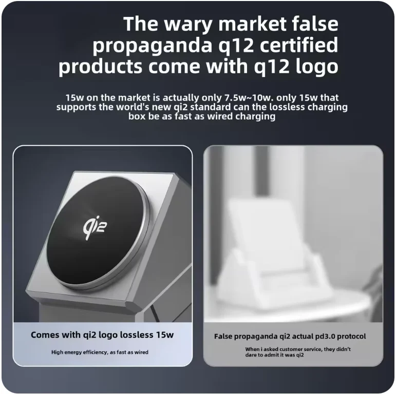 3-in-1 Magnetic Wireless Charging Stand with Auto-Rotating Pad - Image 3