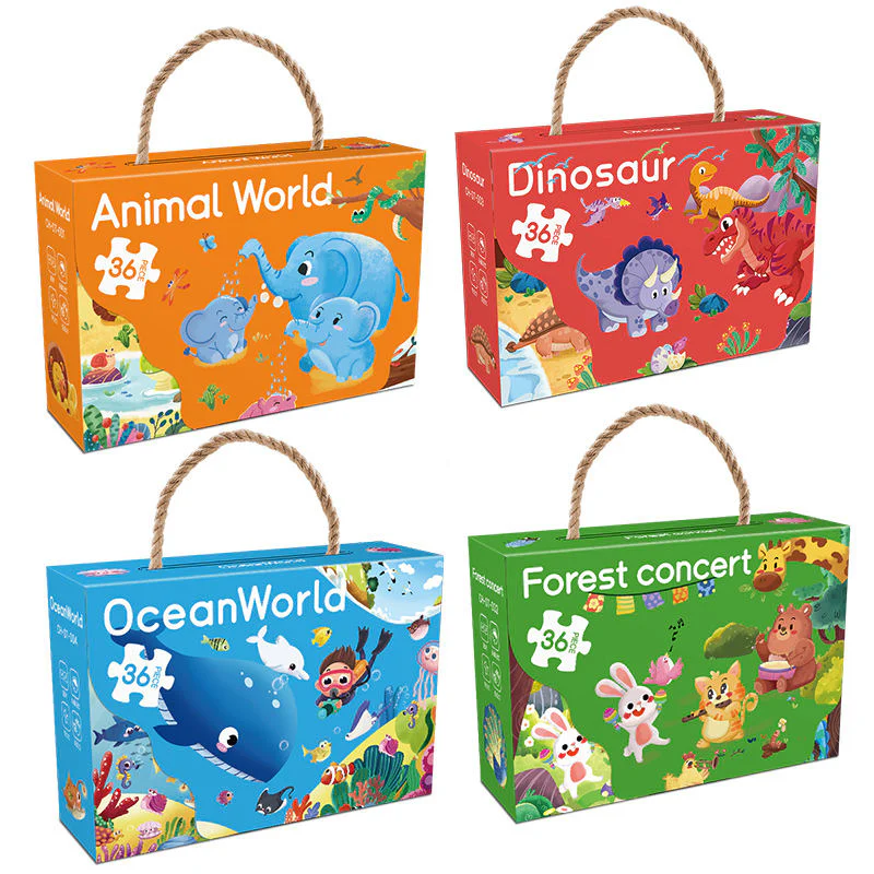 36-Piece Cartoon Jigsaw Puzzle Set