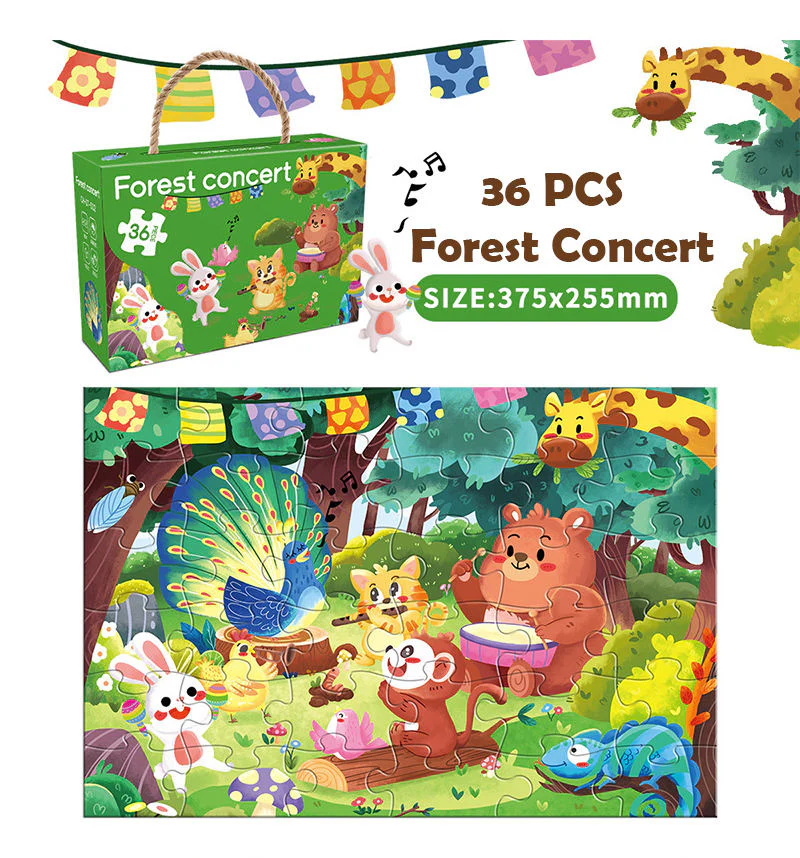 36-Piece Cartoon Jigsaw Puzzle Set - Image 7