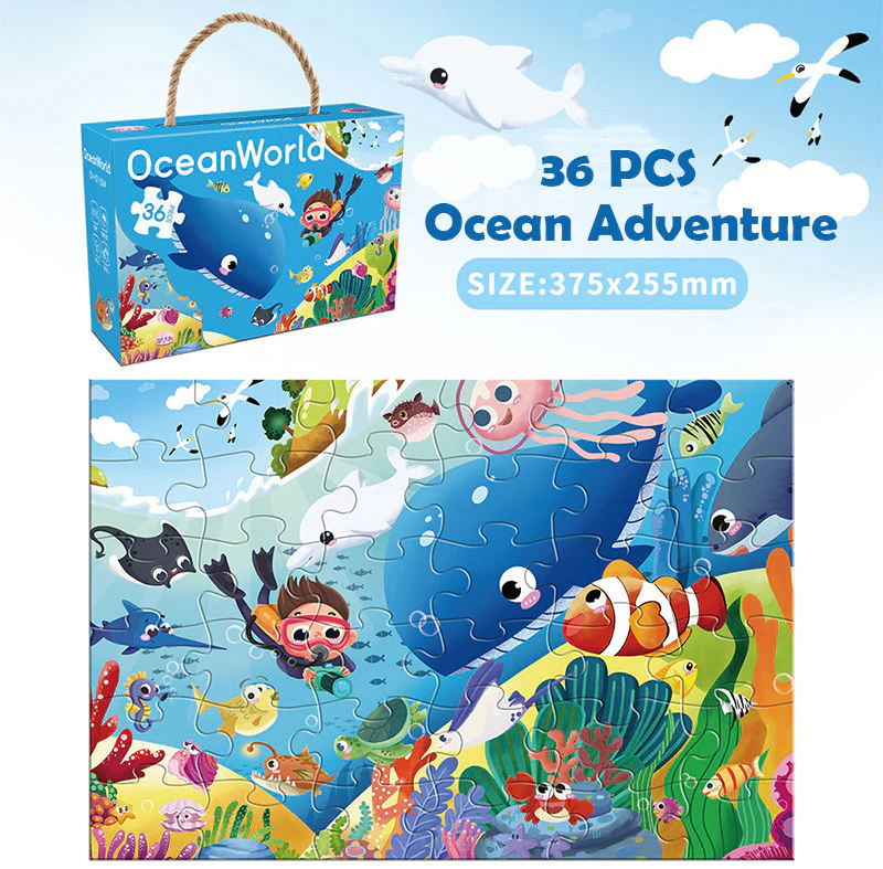 36-Piece Cartoon Jigsaw Puzzle Set - Image 8