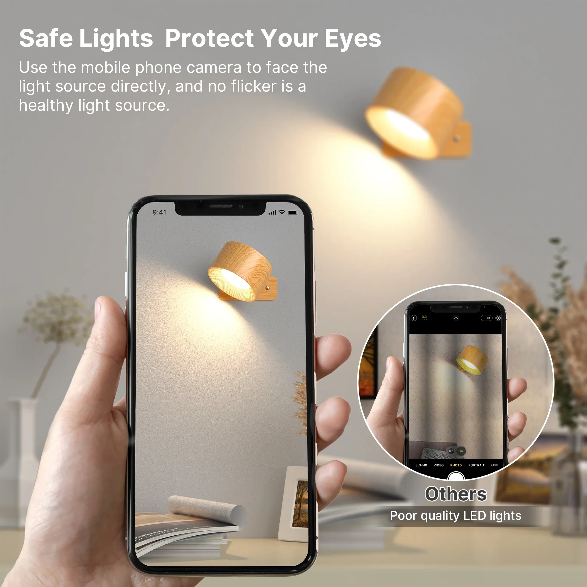 360° Magnetic Touch-Control LED Wall Sconce - Image 2