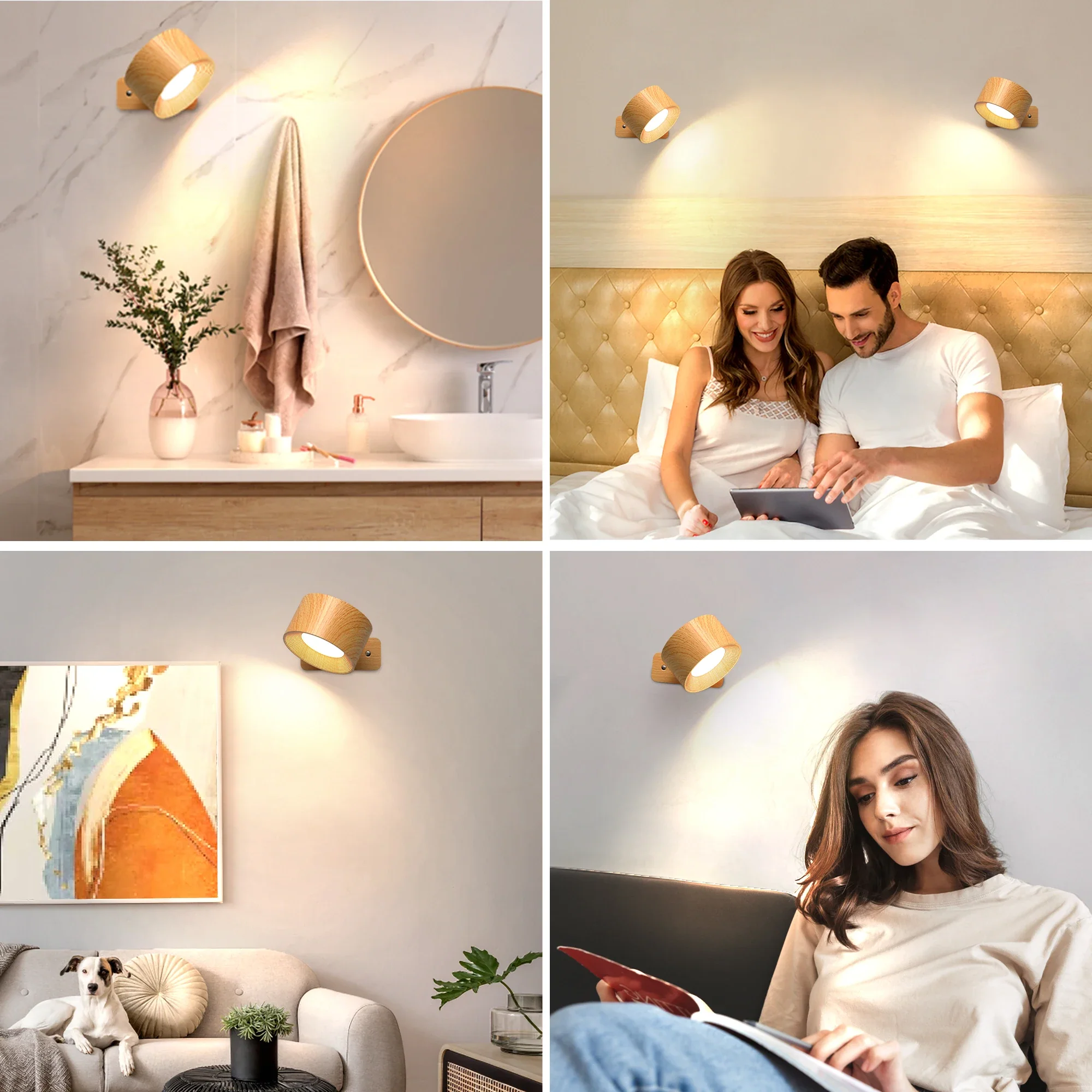 360° Magnetic Touch-Control LED Wall Sconce - Image 5
