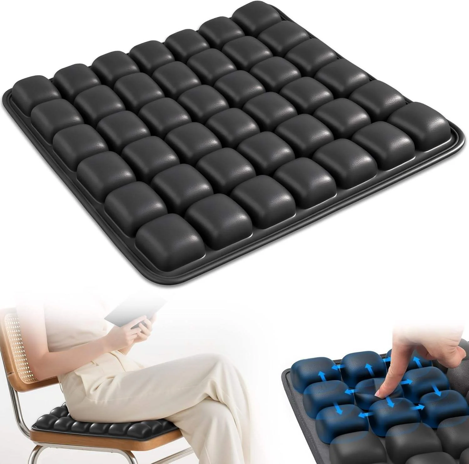 3D Air Cell Ergonomic Travel Cushion