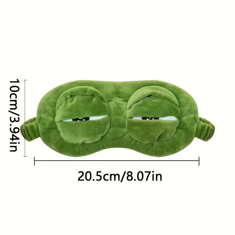 3D Frog Sleep Mask – Soft Natural Sleeping Eyeshade - Image 6