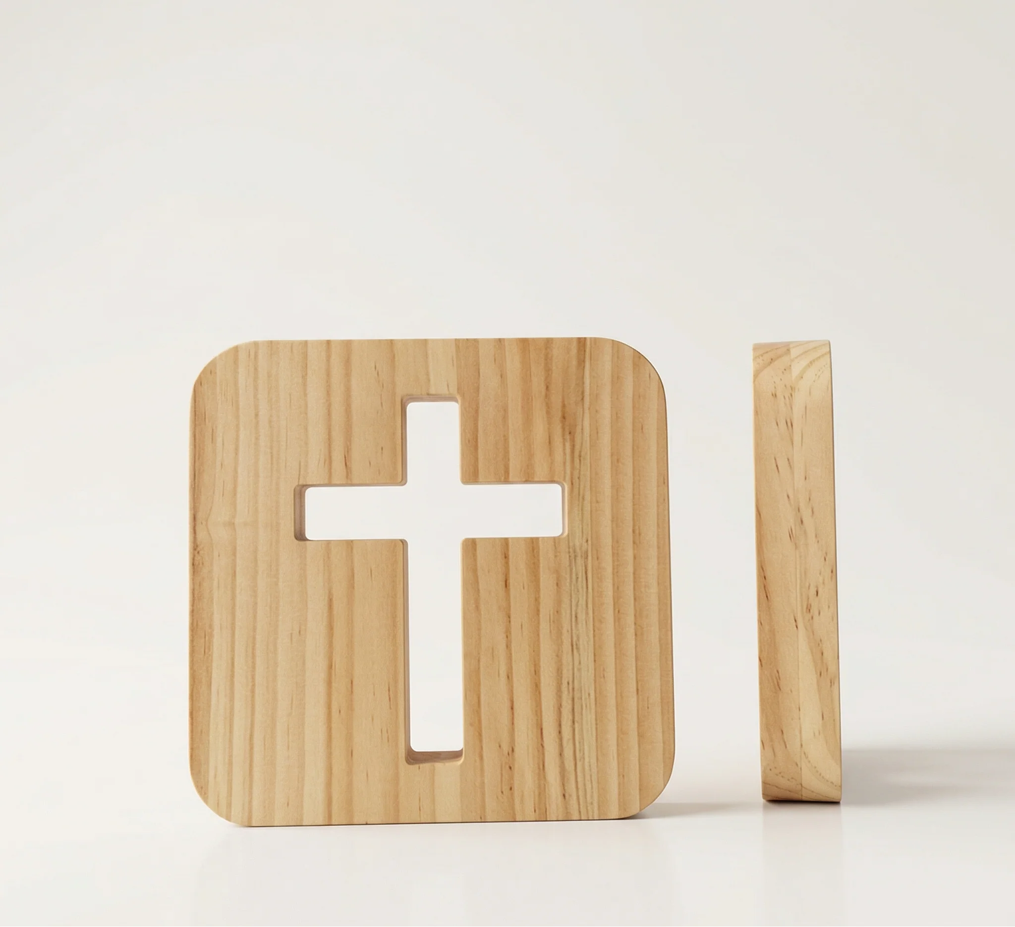 3D Illusion Wooden Lamp