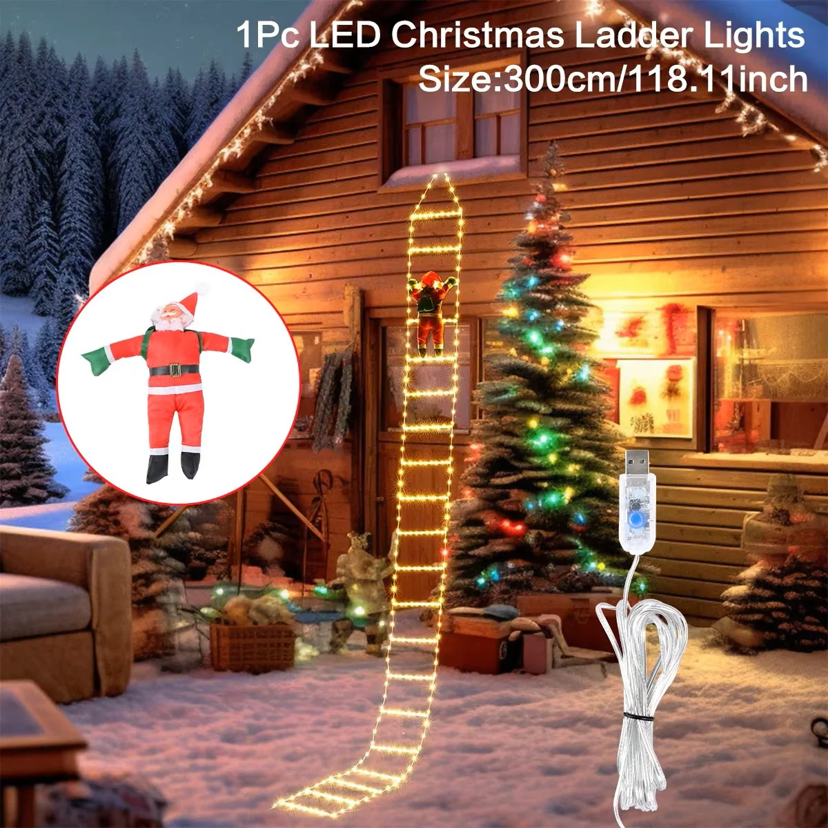 3M Santa Claus Climbing Ladder