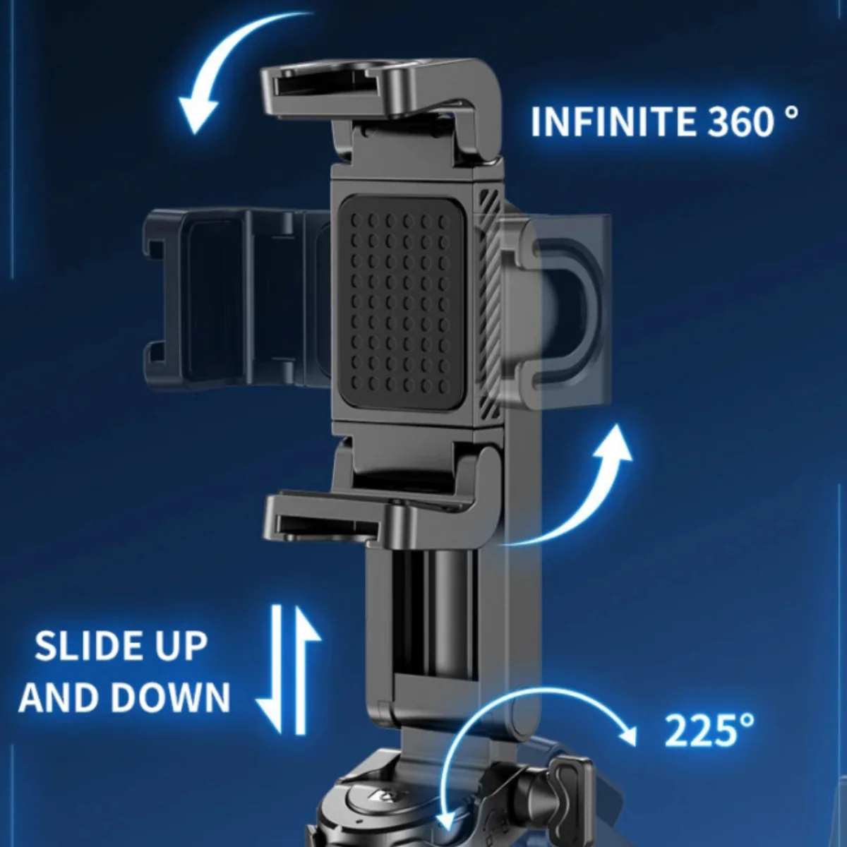 4-in-1 Extendable Selfie Stick Tripod with Detachable Remote - Image 2