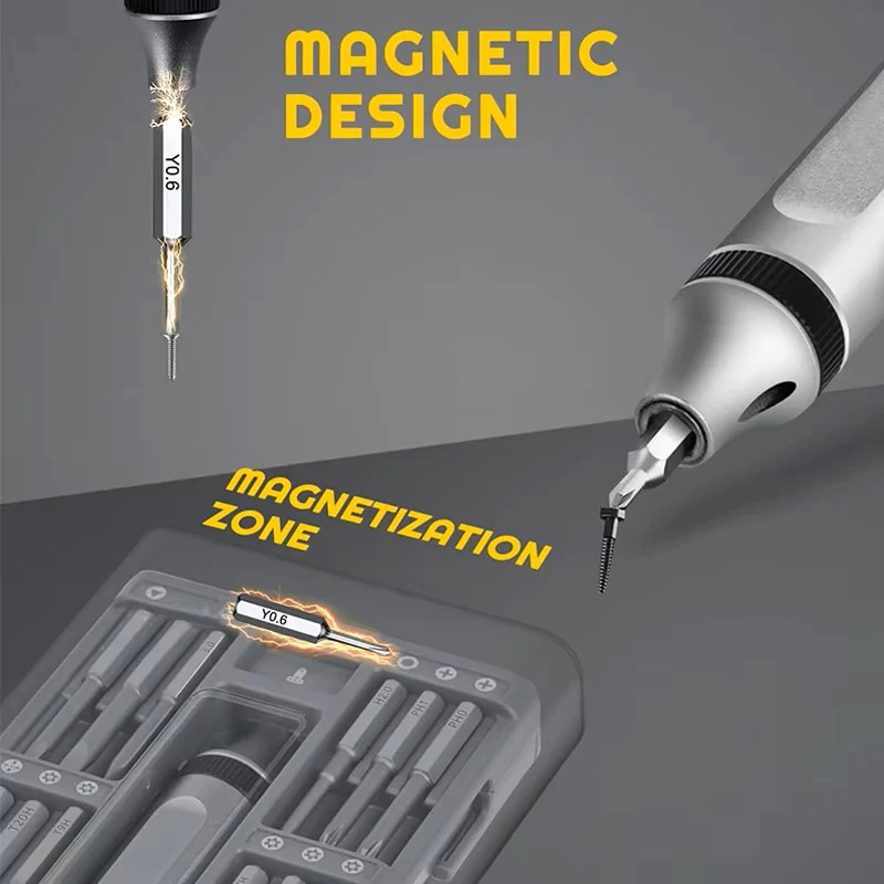 50-in-1 Electric Screwdriver Set β Magnetic Cordless Mini Screwdriver with OLED Display - Image 5