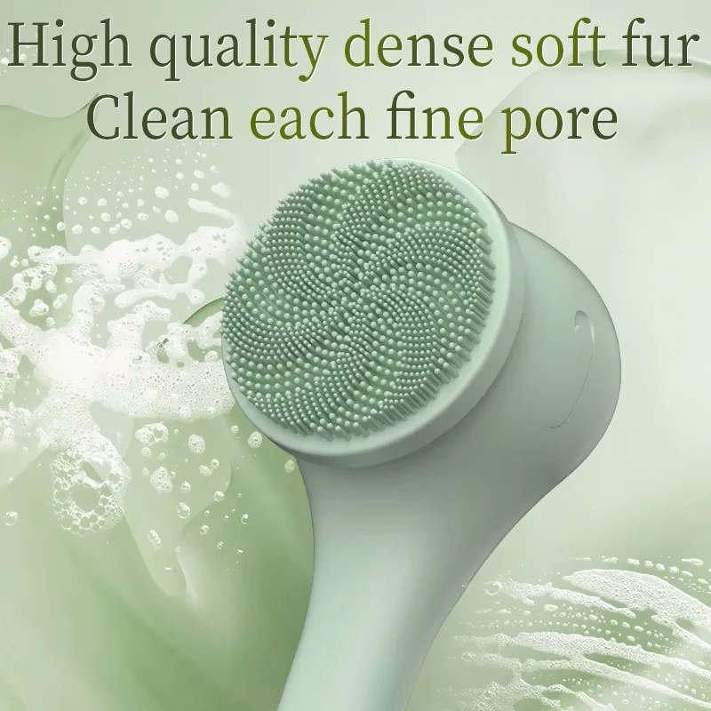 6-in-1 Electric Silicone Bath Brush – Long Handle Rotating Shower Massager - Image 4