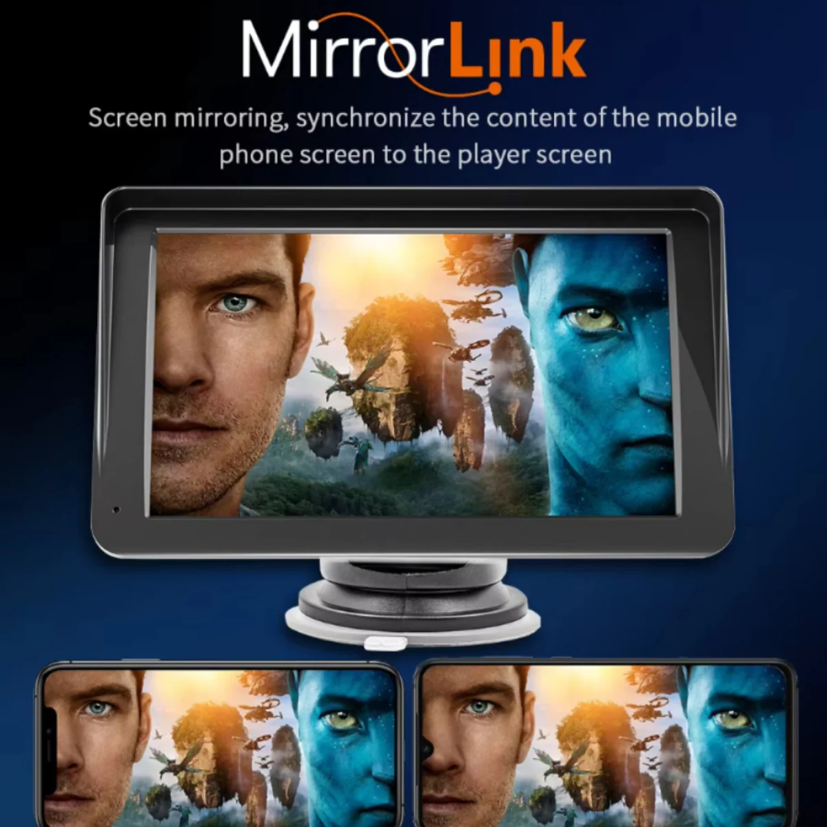 7-Inch Portable Touchscreen Car Multimedia Player with Wireless Connectivity - Image 6