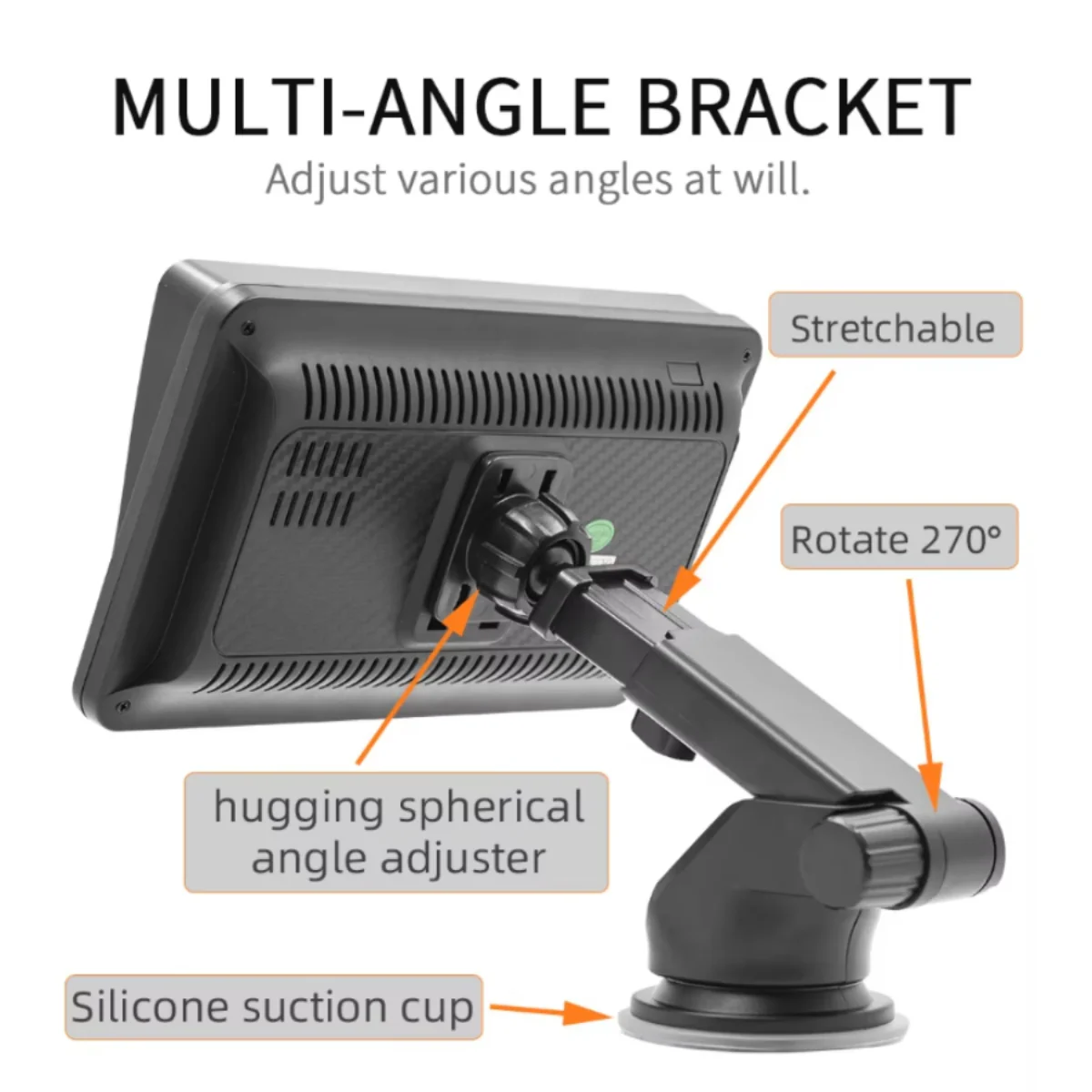 7-Inch Portable Touchscreen Car Multimedia Player with Wireless Connectivity - Image 8