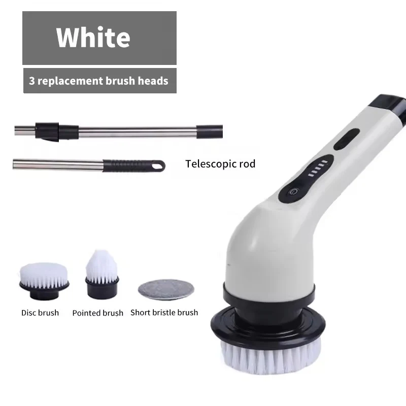 9-in-1 Wireless Electric Cleaning Brush with Rotating Heads - Image 3