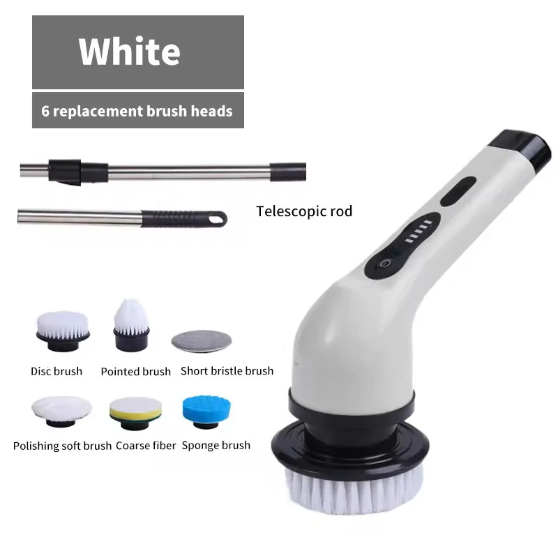 9-in-1 Wireless Electric Cleaning Brush with Rotating Heads - Image 5