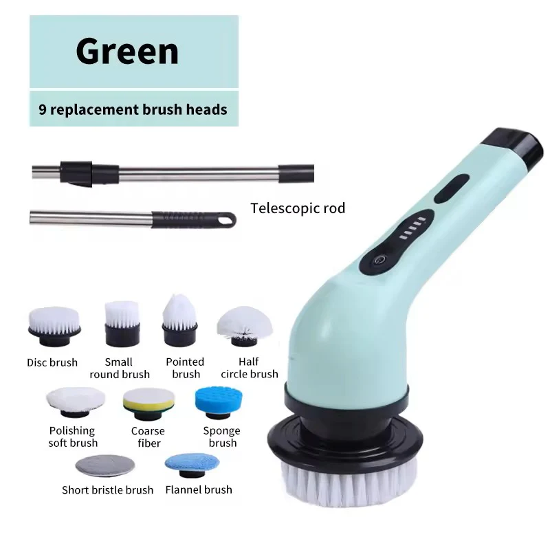 9-in-1 Wireless Electric Cleaning Brush with Rotating Heads - Image 6