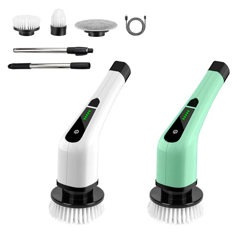 9-in-1 Wireless Electric Cleaning Brush with Rotating Heads - Image 8
