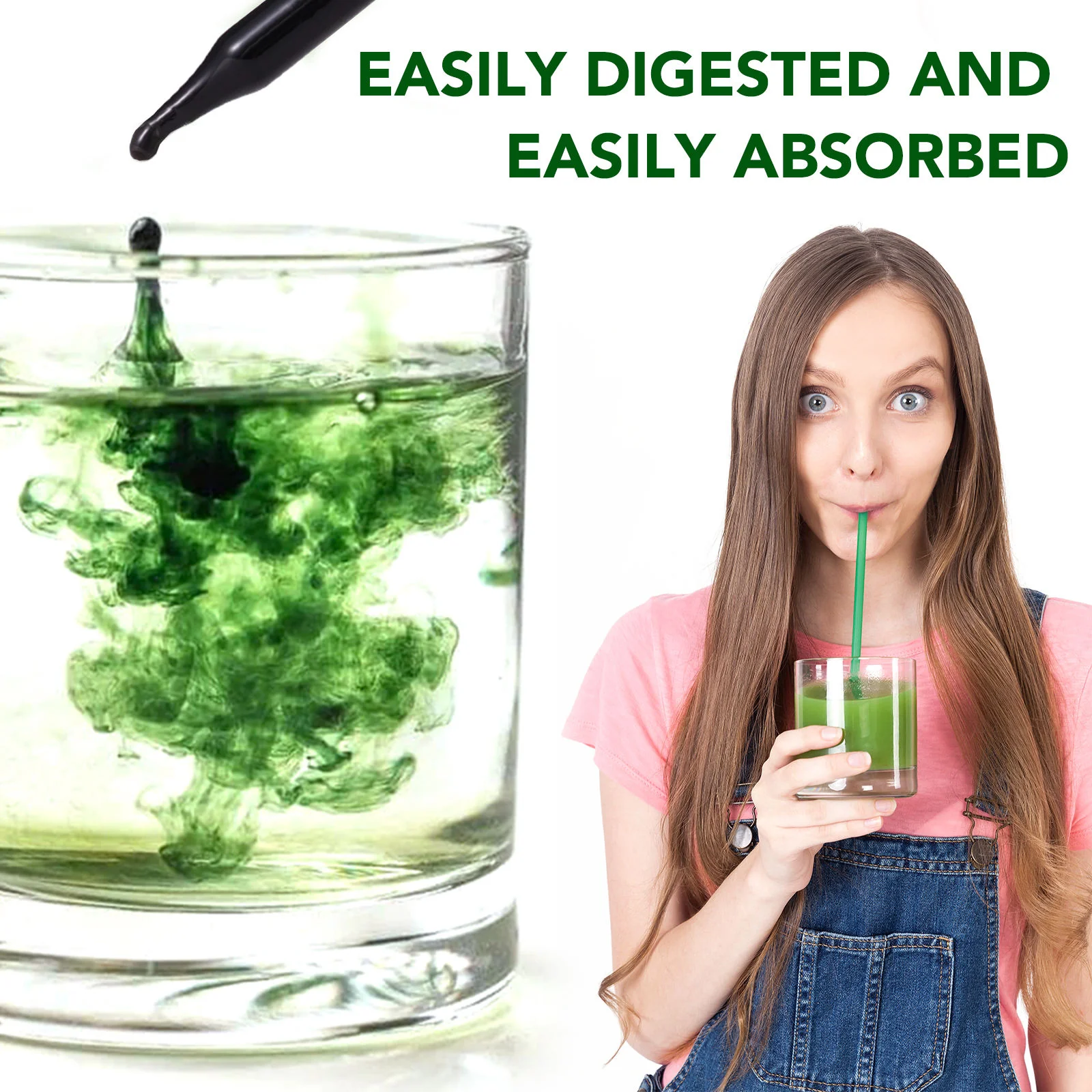 Acentiallabs Original Liquid Chlorophyll Drops β 100% Natural Vegan High Potency β Supports Digestion, Gut Health & Internal Deodorant - Image 4
