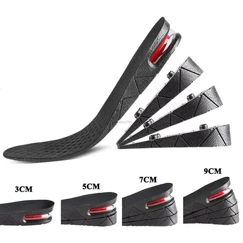 Adjustable Height Increase Insoles with Air Cushion