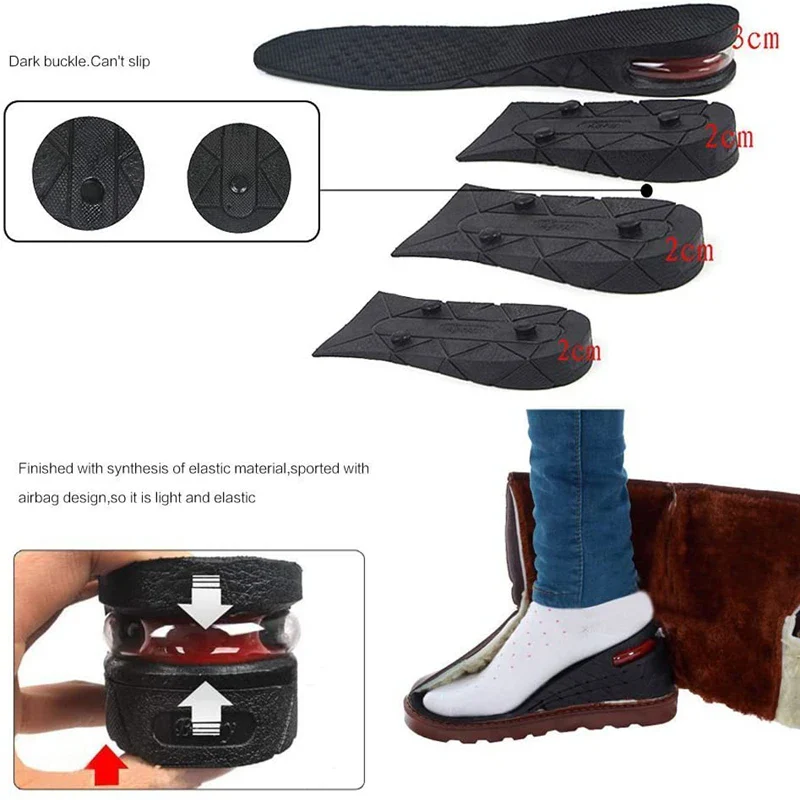 Adjustable Height Increase Insoles with Air Cushion - Image 7