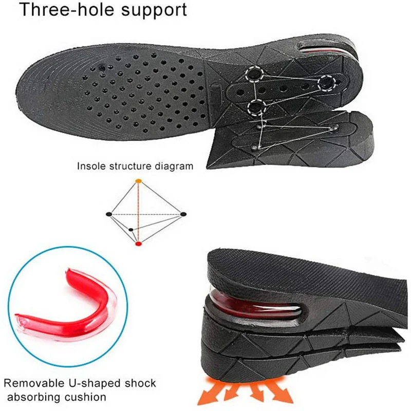 Adjustable Height Increase Insoles with Air Cushion - Image 9