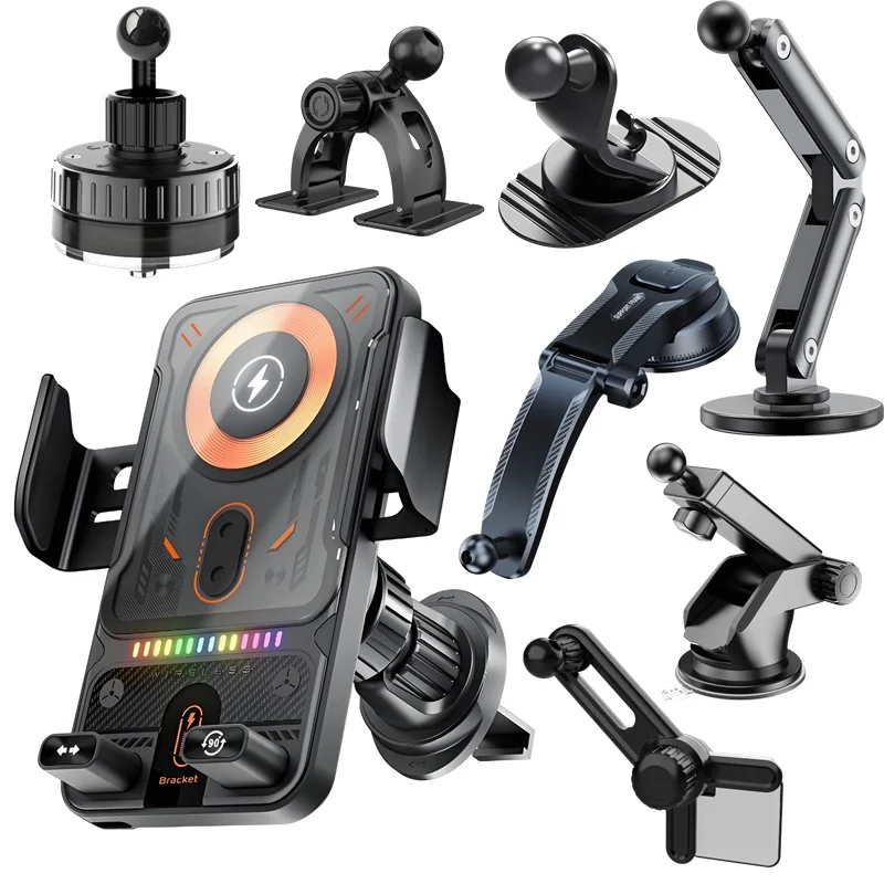 Auto-Grip Motorized Wireless Car Charger