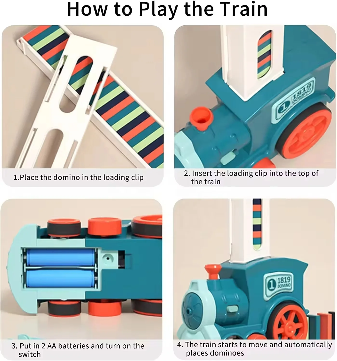 Automatic Domino Train-Electric Train - Image 2
