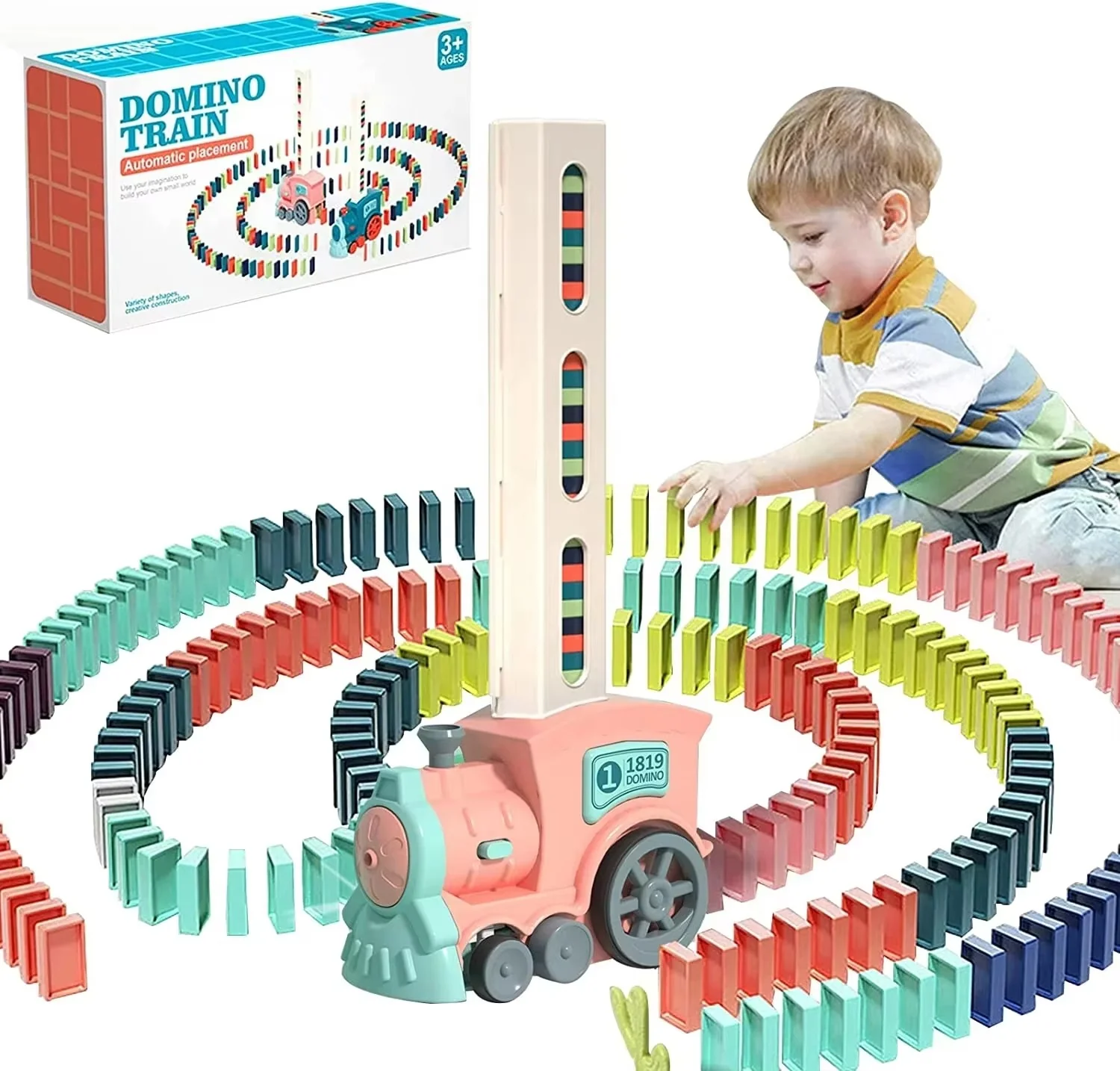 Automatic Domino Train-Electric Train - Image 4