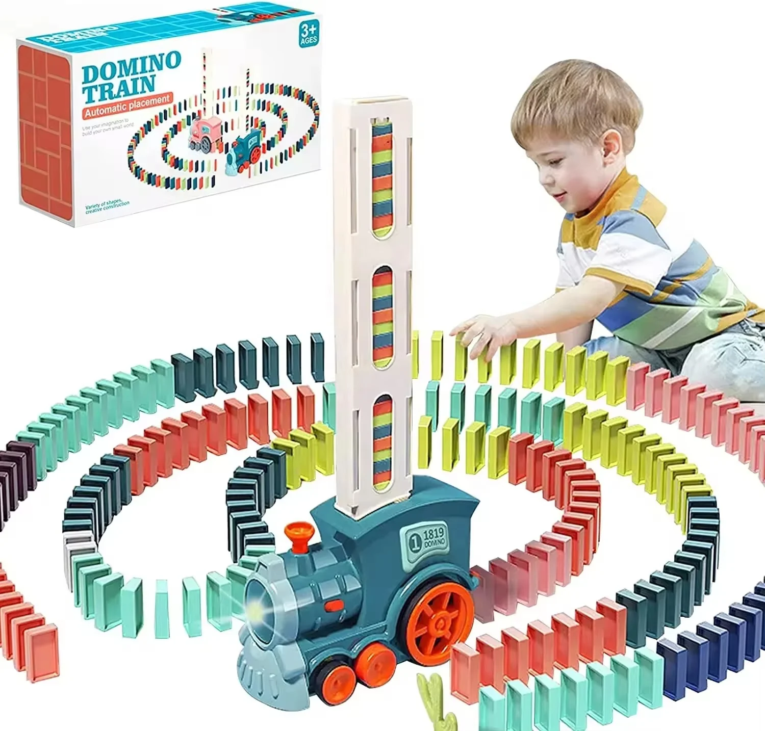 Automatic Domino Train-Electric Train - Image 5