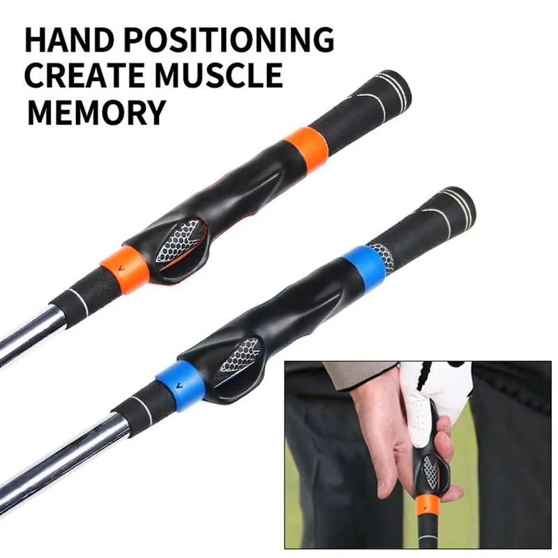 Auxiliary Handle for Golf Grip Training Left-Hand Swing Grip Trainer Anti-Slip Rubber Accessories - Image 2