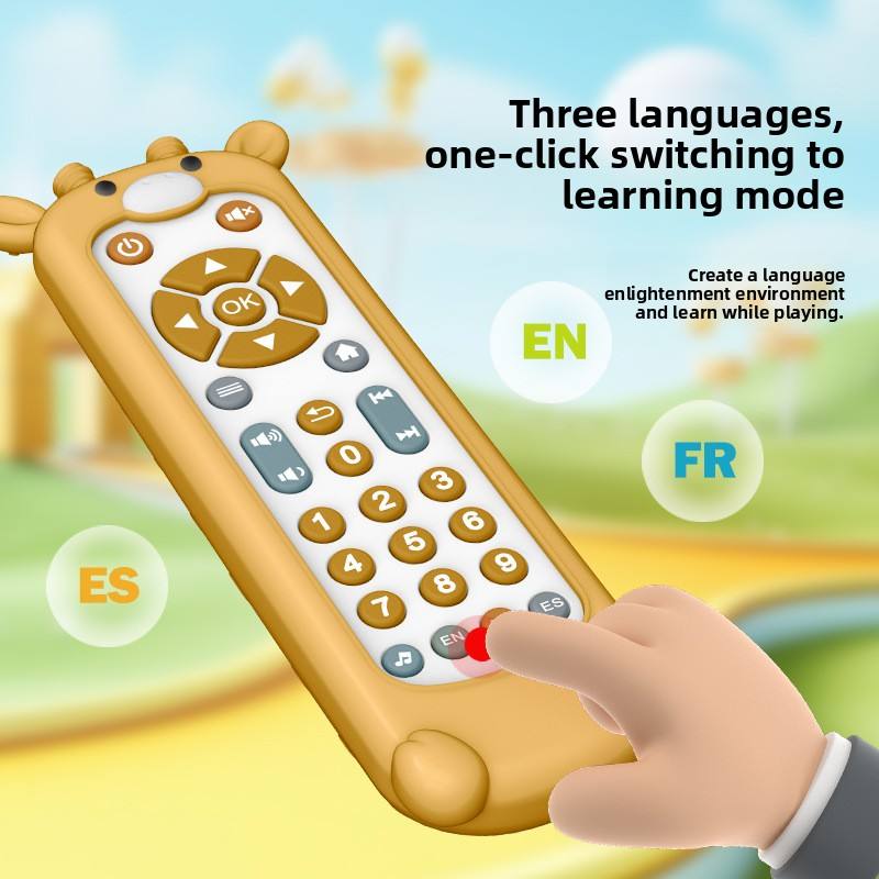 Baby Remote Control Musical Learning Toy (3 Languages) - Image 2