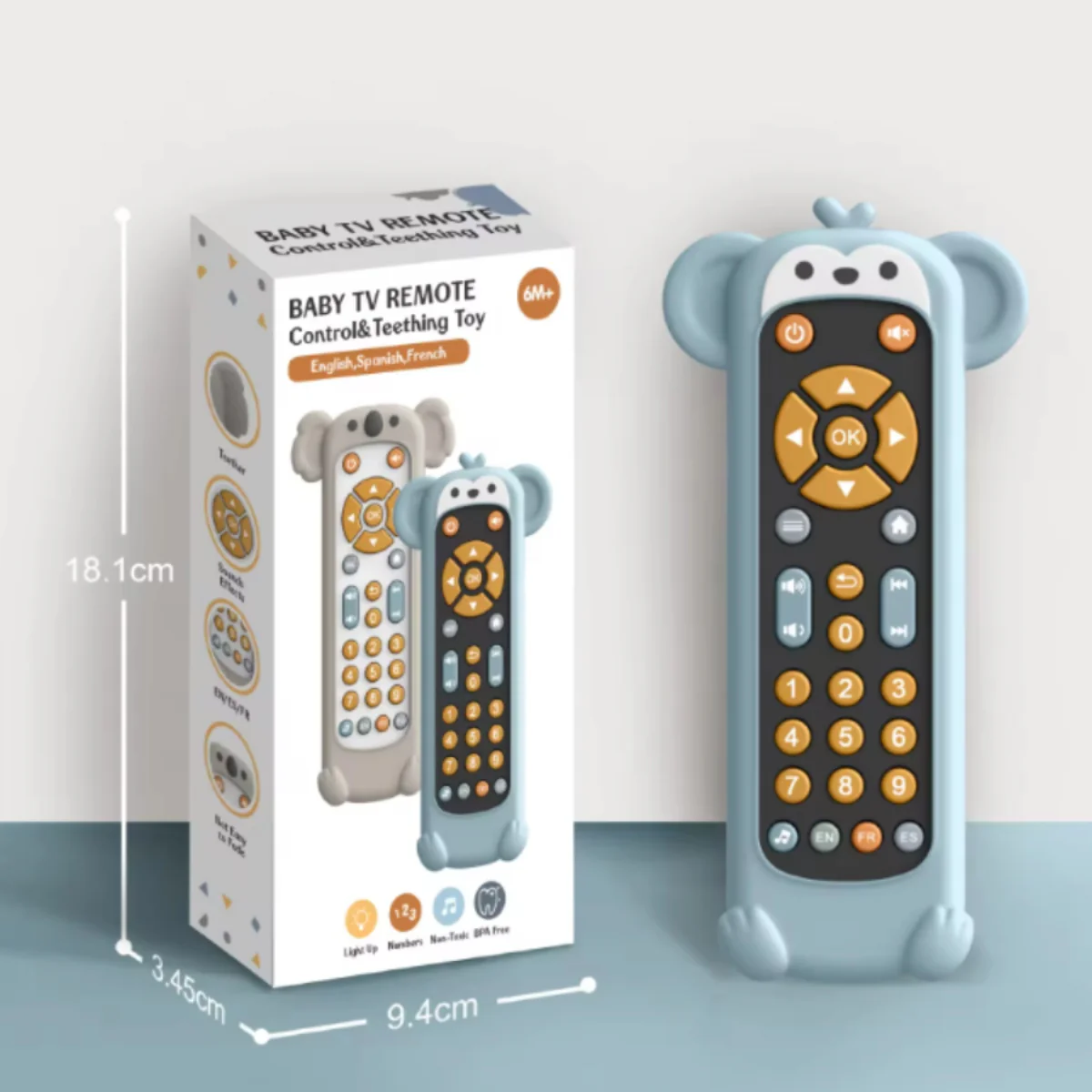 Baby Remote Control Musical Learning Toy (3 Languages) - Image 7