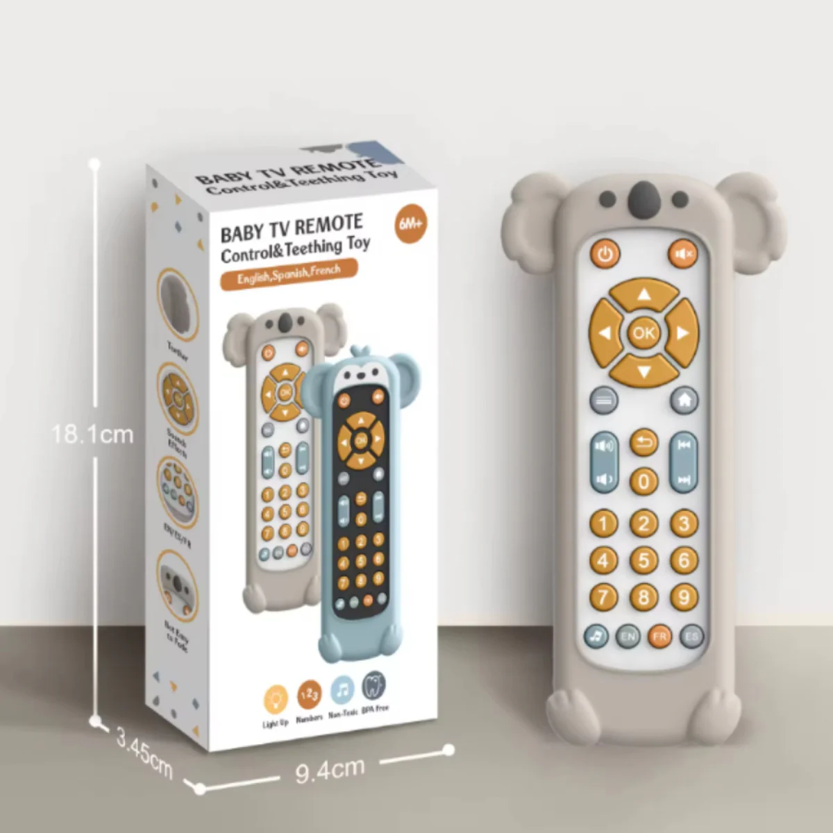 Baby Remote Control Musical Learning Toy (3 Languages) - Image 8