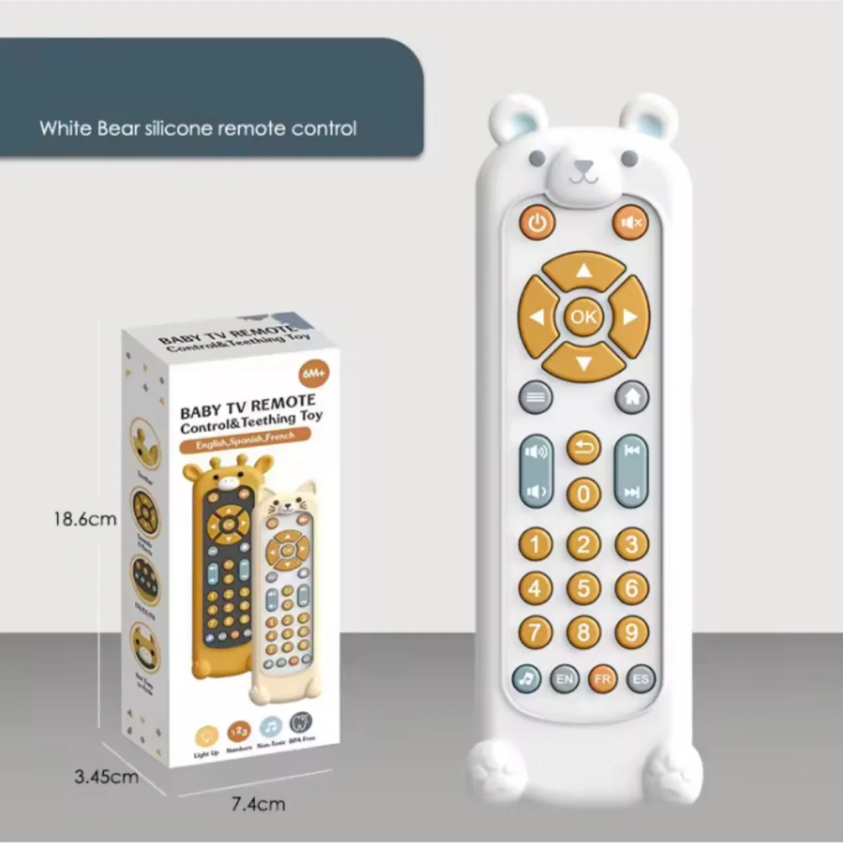 Baby Remote Control Musical Learning Toy (3 Languages) - Image 9