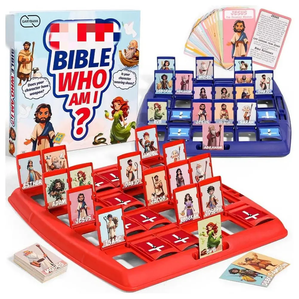 Bible Character Guessing Chess Board Game for Kids - Image 3