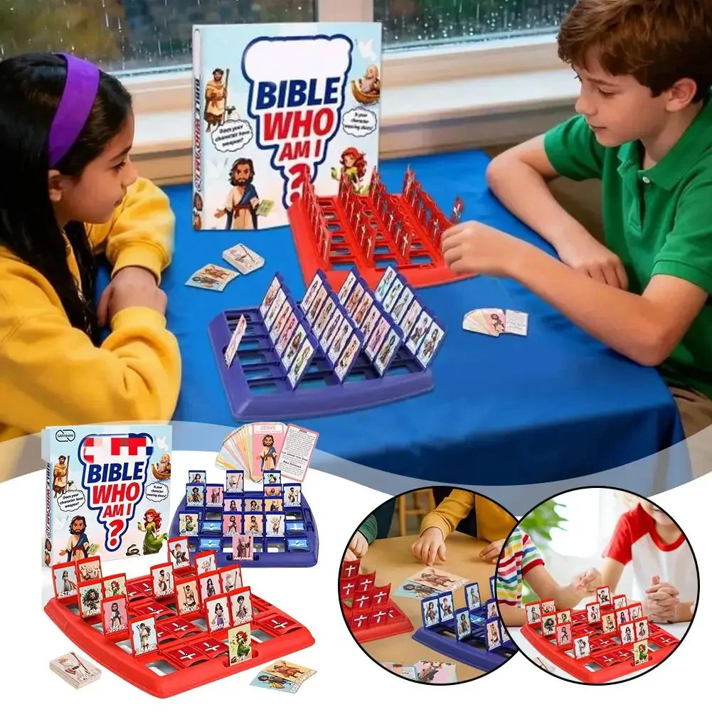 Bible Character Guessing Chess Board Game for Kids - Image 4